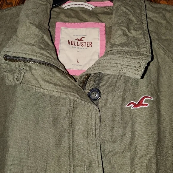 Hollister Women's Army Jacket - Picture 5 of 6